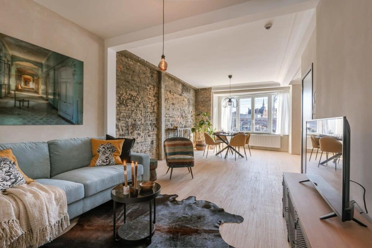 Huswell - Industrial Apartment With Terrace In Антверпен Экстерьер фото